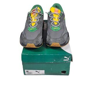 Puma RS-Fast Eat UR Veggies Casual Shoes - Gray/Orange/Yellow/Green  Size 13 US